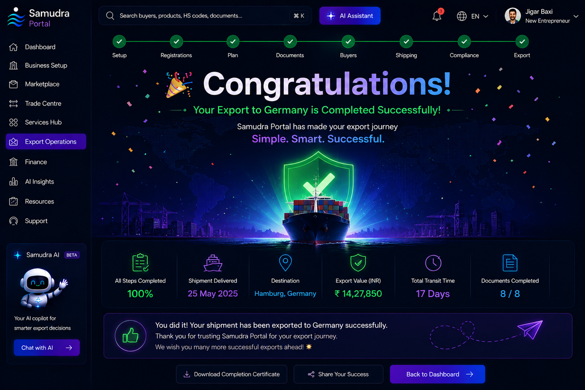 Completion Page