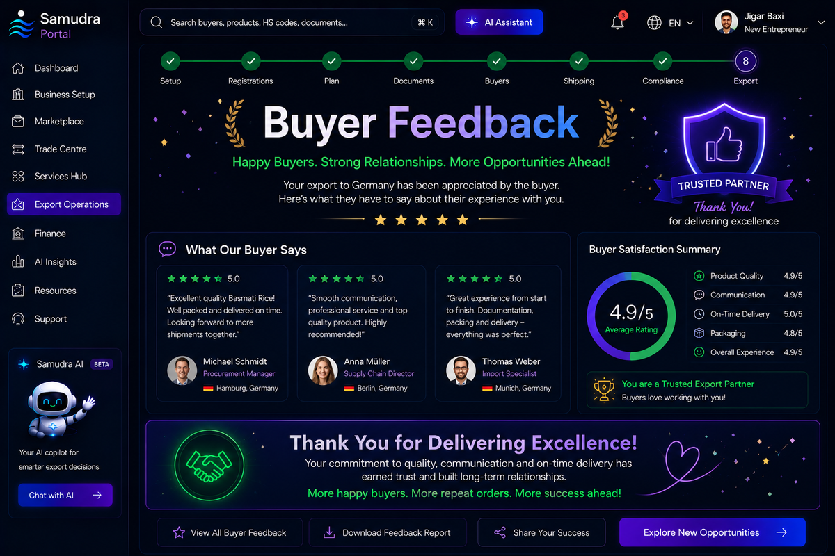 Buyer Feedback